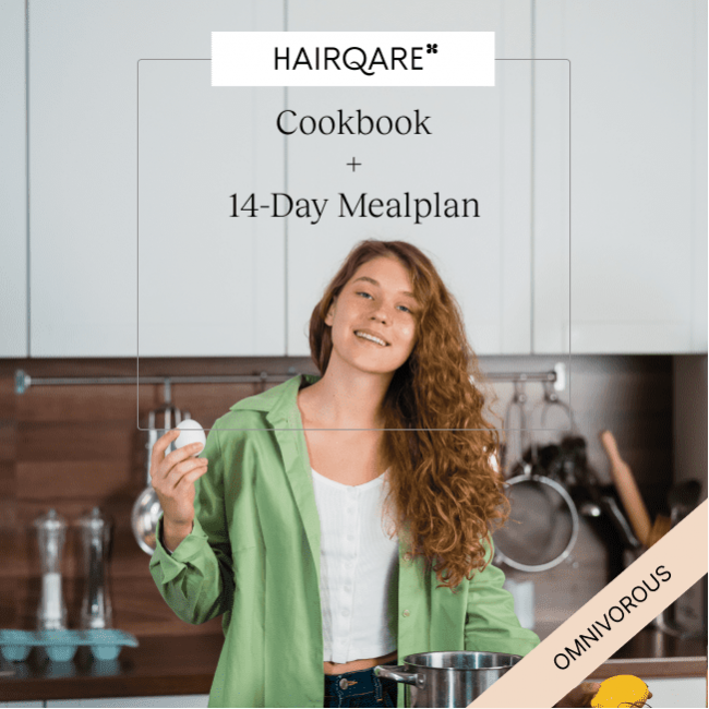 14-Day Healthy Hair Growth Meal Plan + Cookbook Bundle